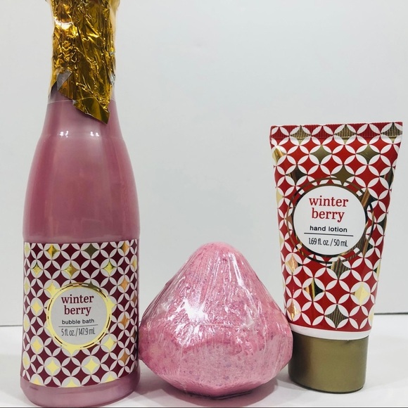 Other - Winter Berry Lotion/Bubble Bath/Fizzer